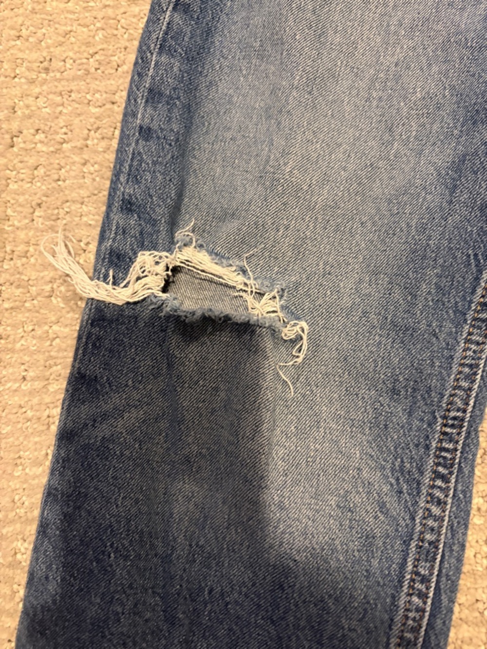 GAP Kids Distressed Blue Denim Jeans - Picture 3 of 6